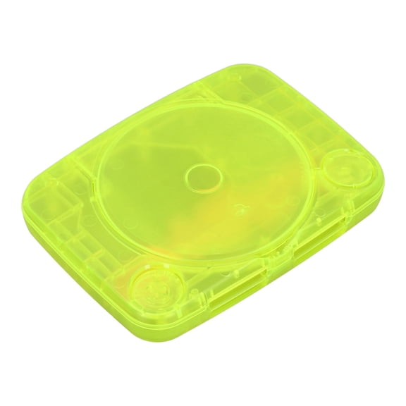M Buder Translucent Console Replacement Shell Case for PS1 SCPH 001 101 102 103 Retro Video Gaming Repair Kit, Green, 8.27 inches / 21 cm