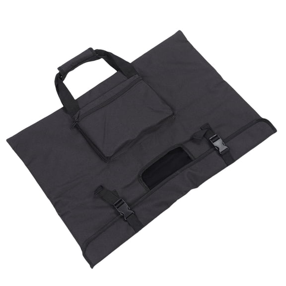 M Buder Travel Carrying Case for 27 Inch LCD Screens Display with Padded Lining, Multi Pockets Computer Display Protective Transport Bag, Black, 27 in / 68.5 cm