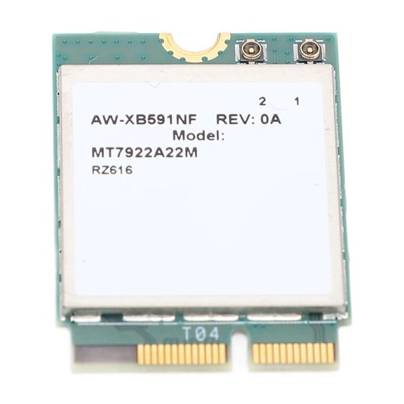 M Buder Tri-Band WiFi 6E M.2 Wireless Network Card Bluetooth 5.2 Module 5374Mbps (2.36 inches / 6 cm)