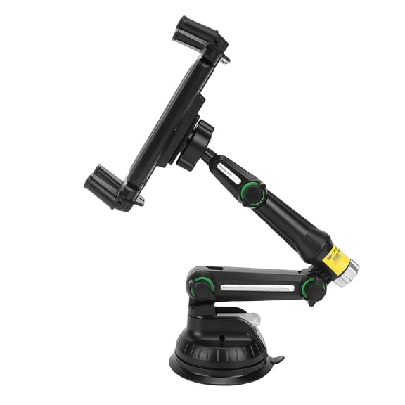 M Buder Truck Phone Holder Heavy Duty Dashboard Windshield Long Arm 12.9 Inch Super Suction Cup Stable Car Mount Compatible with Commercial Pickup All Phones & Tablets
