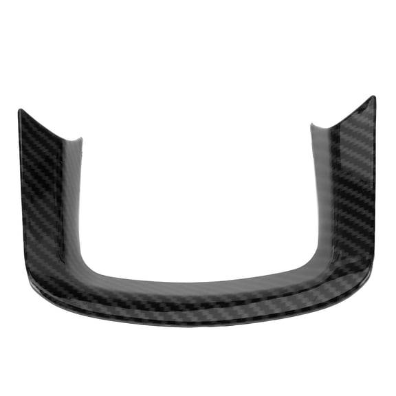 M Buder U-Shape Steering Wheel Lower Trim Carbon Fiber Style ABS Decor Cover Fit for Land Rover Range Rover Sport 2014-2020 Evoque 2020- 1 Piece