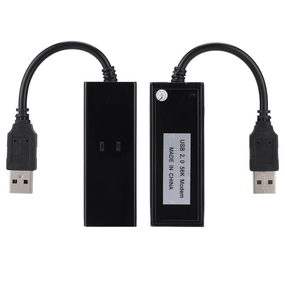M Buder USB 2.0 56K External Dial-Up Voice Fax Data Modem for Win7 Win8 Win10 XP Vista Fast Internet Connectivity Quick Connect V.92 Support Lightweight Portable Device Black 7.87 in / 20 cm