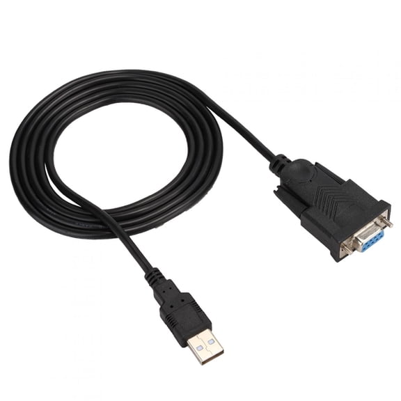 M Buder USB 2.0 to RS232 Serial Port Cable Converter DB9 Universal Female Connector Cable 1.5M / 4.9 ft High Speed Transmission Support for Windows Mac OS Laptop Desktop PDA