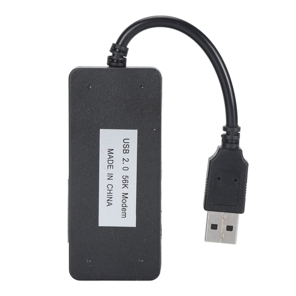 M Buder USB 56K External Dial Up Fax Data Modem Dual RJ11 Ports Support Caller ID Computer Laptop Fax Modem for Windows LINUX