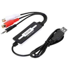 M Buder USB Audio Capture Card High Quality Stereo Acquisition Card With 3.5mm Audio Interface Portable Converter For PC Mac OS Plug And Play Device