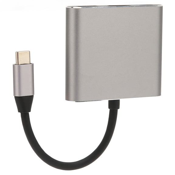 M Buder USB C to HD Multimedia Interface Hub 3-in-1 Adapter, Type-C to 4K UHD 3840x2160 30Hz, USB 3.0, PD Charging (5.51 inches / 14.00 cm) Premium Dongle[cite: 1]