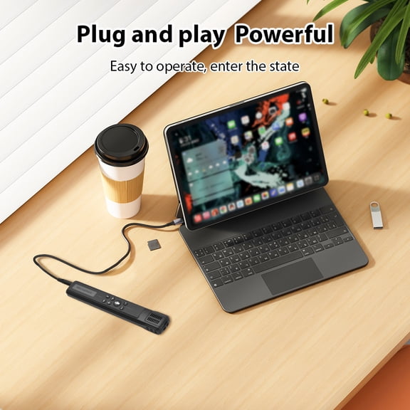 M Buder USB Microphone Metal Capacitive Plug and Play Desktop Recording Mic with Tripod for Computer Gaming Conference Video 4 Polarity Modes Gray 9.06 inches / 23.01 cm