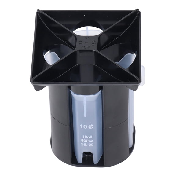 M Buder USD Coin Sorter Accurate 4 in 1 Coin Roller Change Counter Machine for 0.01 0.05 0.1 0.25 Dollars Organizer Money Management Device For Small Business And Personal Home Use