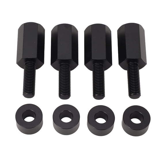 M Buder UTV Seat Riser Adjustable Black Lift Up Seat Rising Mounts Kit with 4 Extra Spacers Fit For X3 Models