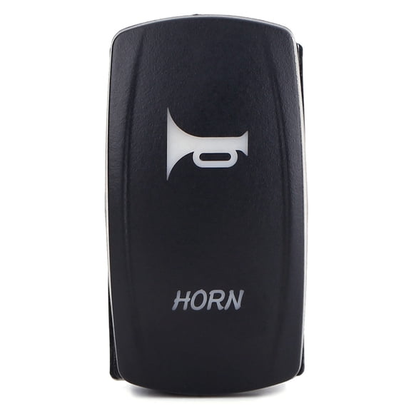 M Buder Universal 12V-24V 3 Pin Horn On Off Rocker Toggle Switch for Car Caravan RV Boat Marine, Blue LED Light Replacement Switch[cite: 1]