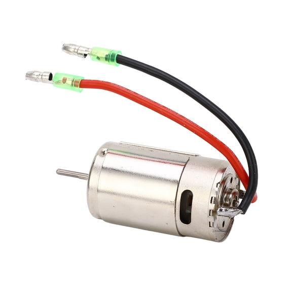 M Buder Universal 390 Brushed Motor High Torque Electric RC Car Motor Replacement Part For 1/16 1/18 Scale Models Including Wltoys Tamiya And HSP Accessories Silver Color High Speed 21000RPM Engine