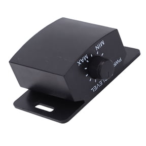 M Buder Universal Bass Control Knob 6 Pin Subwoofer Volume Controller with 13ft / 4m Extension Cord, Heavy Duty Car Amplifier Remote Audio Level Control Knob Dial for Auto Sound Systems Black