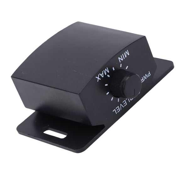 M Buder Universal Bass Control Knob 6 Pin Subwoofer Volume Controller with 13ft / 4m Extension Cord, Heavy Duty Car Amplifier Remote Audio Level Control Knob Dial for Auto Sound Systems Black