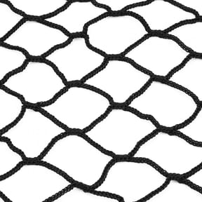 M Buder Universal Car Rear Trunk Cargo Net Heavy Duty Elastic Mesh Organizer Luggage Holder with 4 Hooks for Sedan SUV RV Bus (27.6 x 47.2 inches / 70 x 120 cm)