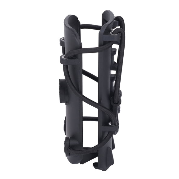 M Buder Universal Motorcycle Cup Holder Quick Release Adjustable Water Bottle Holder Mount for Handlebars, Fits 0.9 in to 1 in Tubes (22 mm - 25 mm) for UTV ATV Dirt Bike Sports Jet Black Multi-Fit