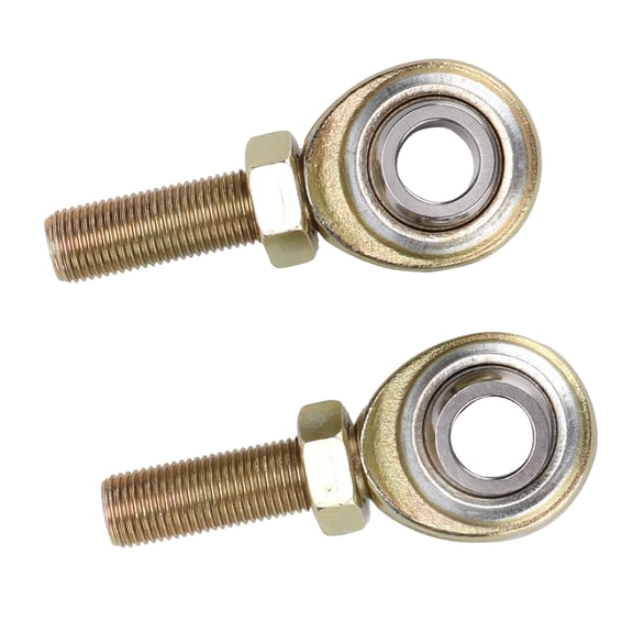 M Buder Universal Rod Ends Heim Joint 1/2in x 1/2-20 LH Male Thread Stainless Steel High Performance Tie Rod End Linkage Kit for Universal Cars ATVs Motorcycles Ships 2 Pack (1/2" / 1.27 cm)
