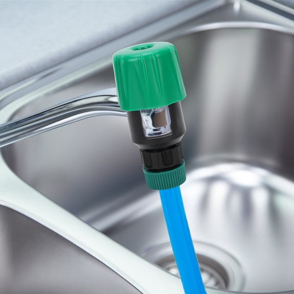 M Buder Universal Tap Garden Hose Pipe Connector Kitchen Faucet Adapter Watering Irrigation Tool Green 4.3 inches / 11 cm