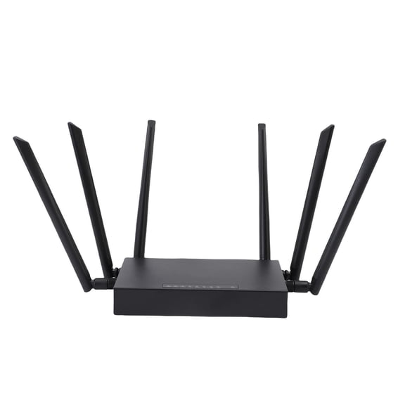 M Buder Unlocked 4G LTE Modem Router 300Mbps 2.4G WiFi Network Adapter with SIM Card Slot 8 Antennas 5 LAN Ports Wide Coverage for Home and Office 11.81 inches / 30.00 cm