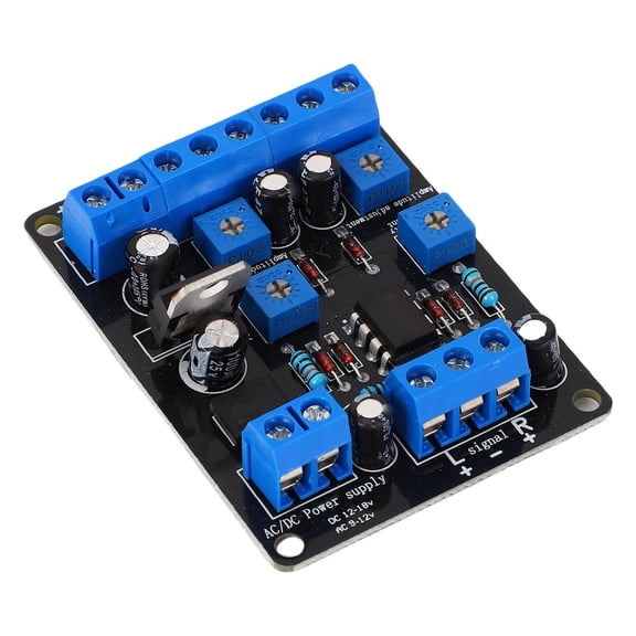 M Buder VU Meter Driver Board High Level Input Sensitive Volume Potentiometer Control Amplifier DB Level 9-12V DC 12-18V (2.48 inches / 63 mm)