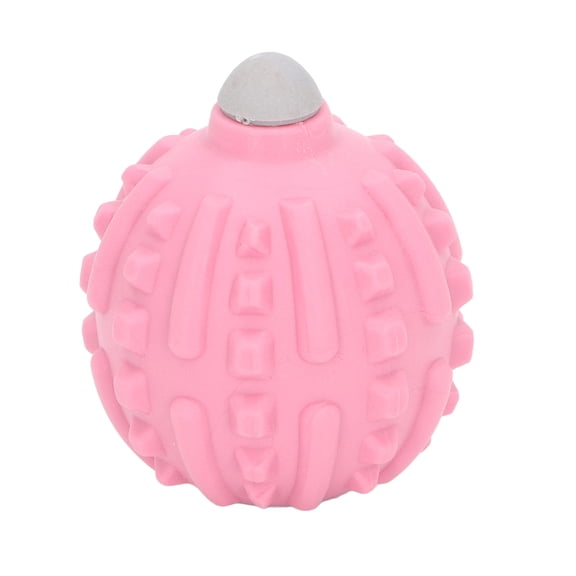 M Buder Vibrating Massage Ball with Replacement Head, Electric Fascia Roller for Foot, Back, and Neck Relief, Pink, 2.75 inches / 7 cm