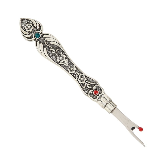 M Buder Vintage Sewing Seam Ripper Handheld Embroidery Thread Remover Rust Proof Zinc Alloy Steel Multi Purpose Practical Crafter Tool Silver 4.5 Inches / 115 mm Household Sewing Supply