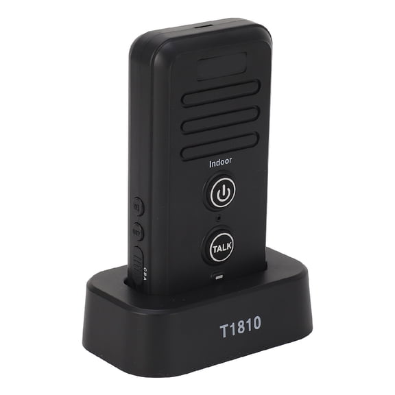 M Buder Voice Intercom Doorbell Wireless Indoor Talk Home Security Access Control System Black 1500m Distance 4921 ft
