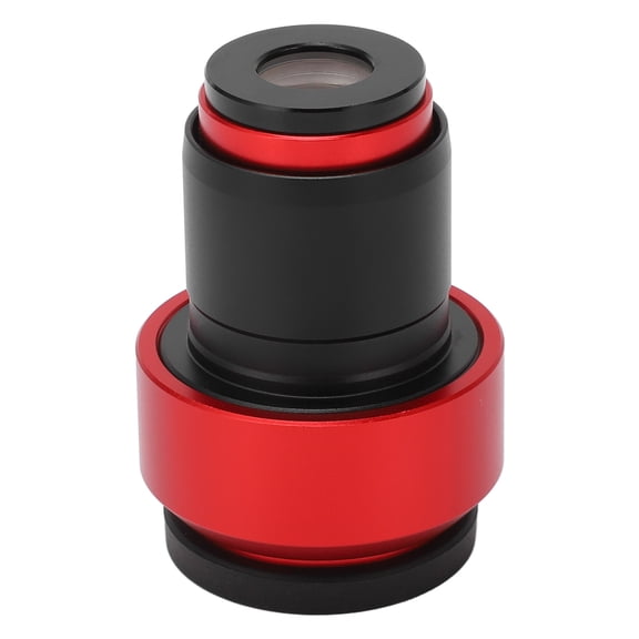 M Buder WF20X/12mm Microscope Eyepiece 30mm Interface Adjustable Visibility High Eyepoint Lens Red