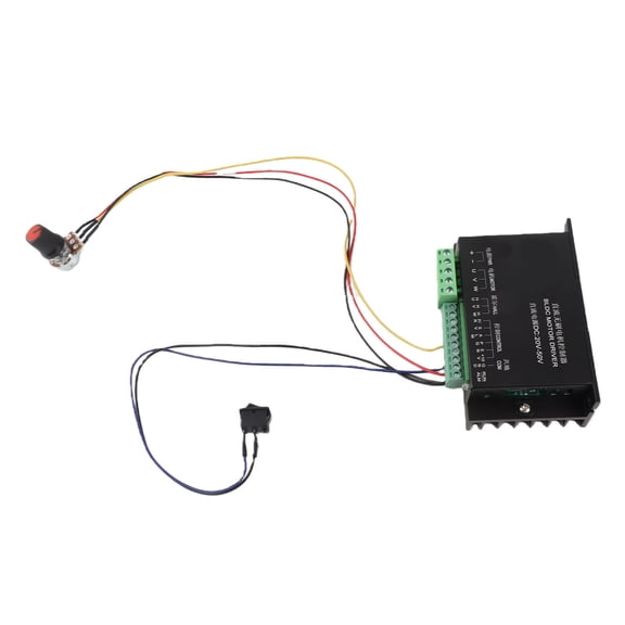 M Buder WS55-220 DC 48V 500W CNC Brushless Spindle BLDC Motor Driver Controller, High Performance 3 Phase Motor Driver for Electric Tools & Exhaust Fans (9.5x6x3.5cm / 3.74x2.36x1.38in)