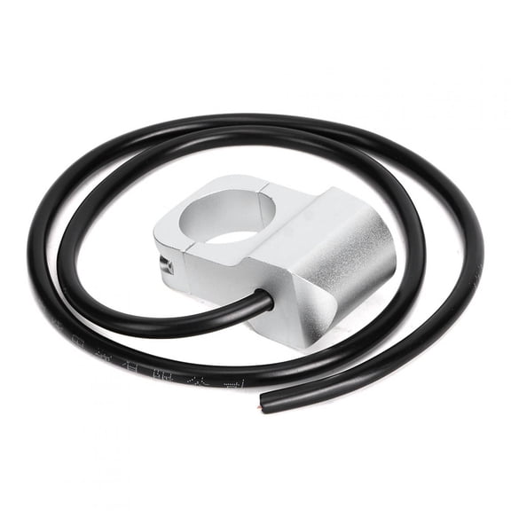 M Buder Waterproof 25mm Handlebar Spotlight Switch for Motorcycle ATVs Dirt Bike Universal Control Headlight Fog Light Button Switch 0.98 Inches Silver