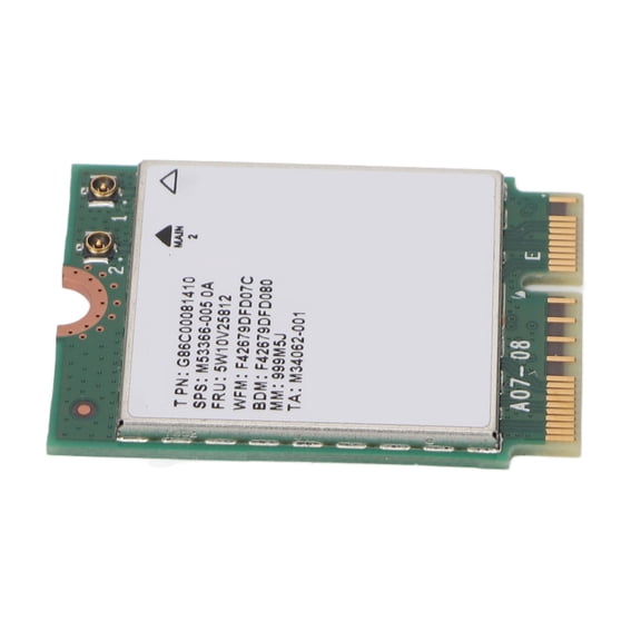 M Buder WiFi 6 Network Card 6E AX211NGW Tri Band 2.4G 5G 6Ghz Wireless PCIE Adapter BT 5.2 M.2 Slot Key E High Speed Internet Connection For Windows Linux
