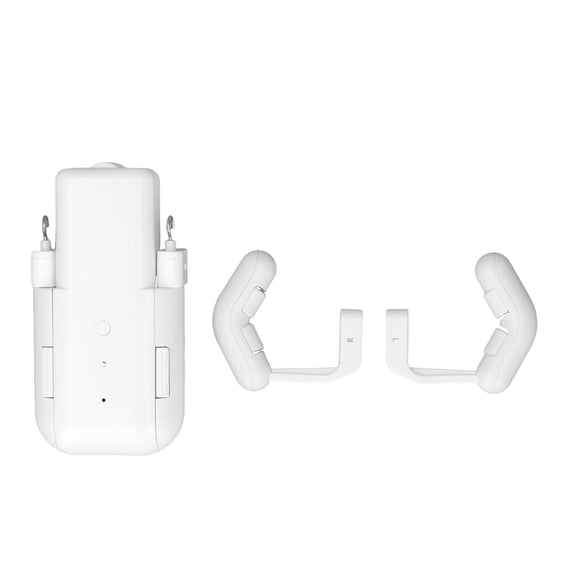 M Buder WiFi Smart Curtain Motor Automatic Window Opener for Roman Rod, T-Shape and U-Shape Tracks, App Control Compatible Home Automation Track Companion, White (8.27 inches / 21 cm)