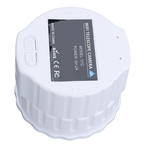 M Buder WiFi Wireless Digital Eyepiece 4MP 2K Video Camera Telescope Microscope Adapter 1.18-1.97 in / 30-50 mm White