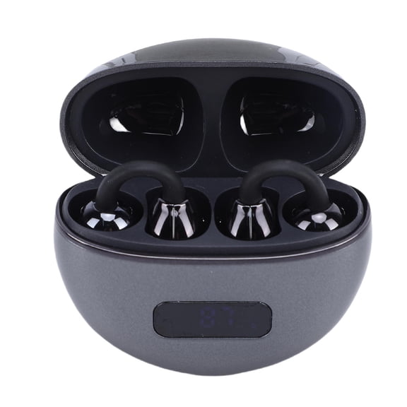 M Buder Wireless Bluetooth Earbuds LED Digital Display HiFi Touch Control Ear Buds with Noise Canceling Mics for Cycling Running Exercise Daily Workout Travel Use, Black Edition[cite: 1]