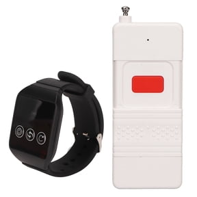 M Buder Wireless Caregiver Pager SOS Call Button Transmitter Receiver Nurse Alert System for Elderly Patient Monitoring