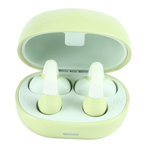 M Buder Wireless Earbuds Ear Clip Bone Conduction Headphones Bluetooth 5.3 Open Earphones Waterproof Noise Reduction with Charging Case for Sports Running Cycling Workout Green[cite: 1]