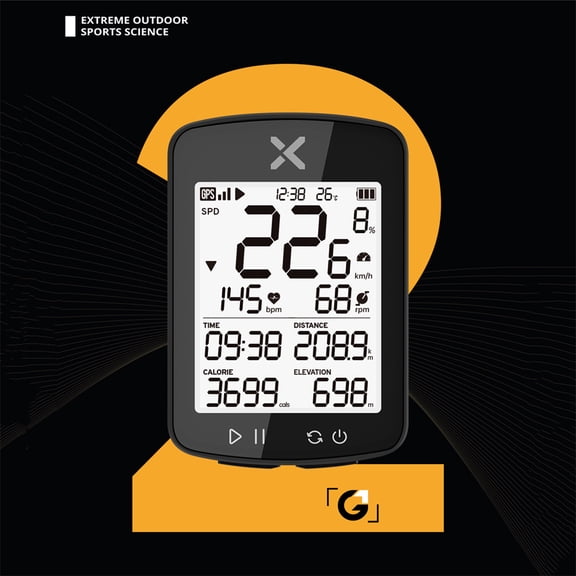 M Buder Wireless GPS Bike Computer 2.2 inch LCD Speedometer Road Bike MTB Cycling Odometer Waterproof Smart Tracking 2.8 in / 7.1 cm