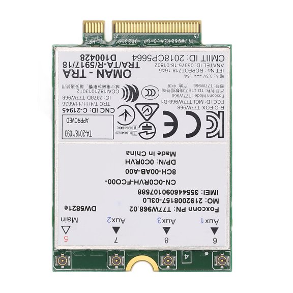 M Buder Wireless Net Card Support 3G 4G 5G Fast Transmission Speed Support Positioning PCB Wireless Card for Laptop Reliable High Speed WiFi Module with GPS GLONASS Support 5 inches / 12.7 cm