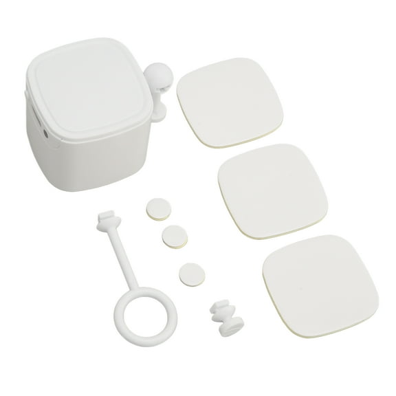 M Buder Wireless Smart Switch Pusher Button Bluetooth App Remote Control Timer with Built-in Battery White (2.36 inches / 6 cm)