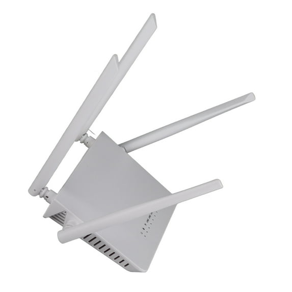 M Buder Wireless WiFi Router 4 Antenna Smart 300M High Speed Wall Router for Home, 10.24 inches
