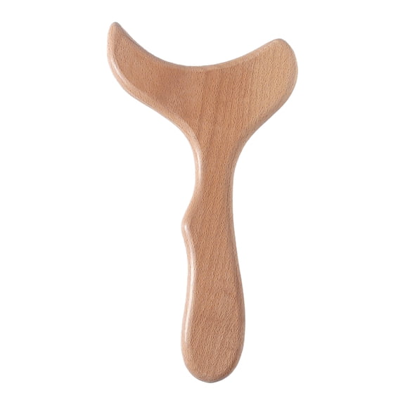 M Buder Wooden Lymphatic Drainage Tool Massage Paddle Gua Sha Soft Tissue Body Sculpting Anti-Cellulite Muscle Release Massager, Brown