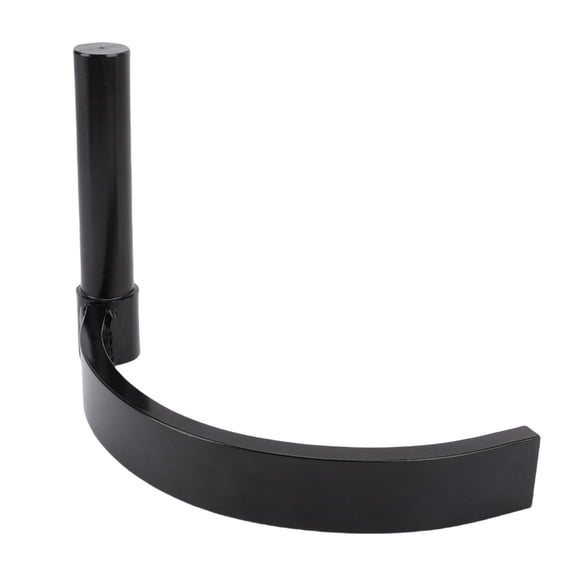 M Buder Woodworking Lathe Tool Rest with 1 Inch Post, Curved Turning Tool Holder Designed for Bowl Shaping and Interior Hollowing, Premium Alloy Steel Construction for Professional Use