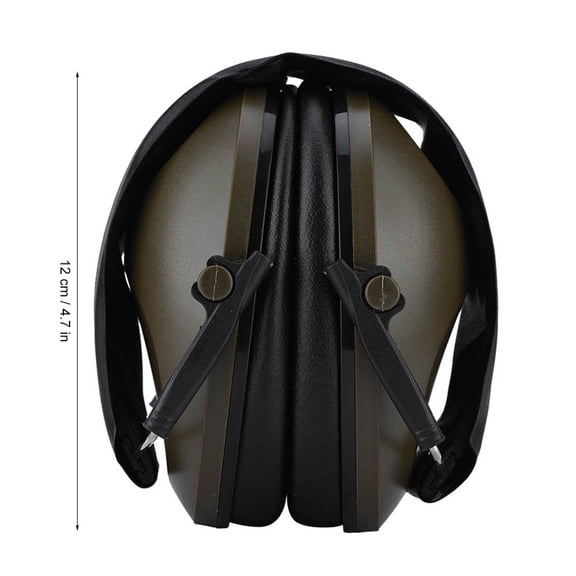 M Buder XD04680 Adult Noise Canceling Protective Ear Muffs in Army Green, Shooting Hunting Hearing Protection Active Earmuffs with 21 NRR, 1 Count Per Pack