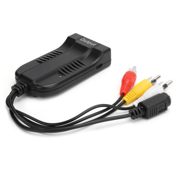 M Buder Z51B CVBS SVIDEO to HDMI Converter Adapter. Enjoy High Resolution 720P 1080P Audio and Video Synchronization. True Plug and Play Setup for Your Entertainment Needs.