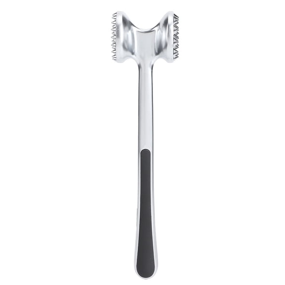 M Buder Zinc Alloy Dual-Sided Meat Tenderizer Hammer, Heavy Duty Kitchen Pounder Tool for Steak and Pork, 8.7 inches / 22 cm