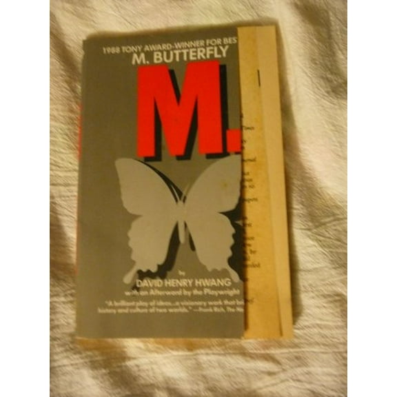 Pre-Owned M. Butterfly Paperback David Henry Hwang