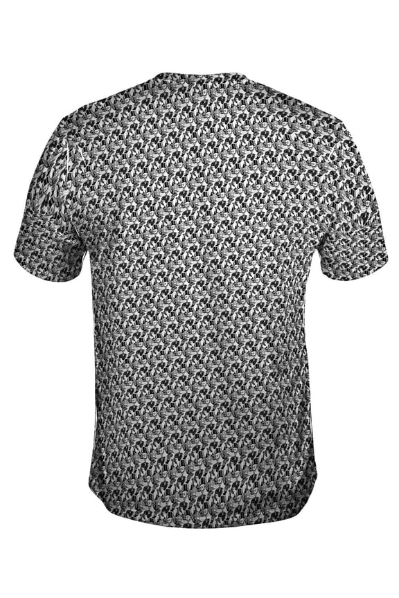 M.C All Over Print.Escher - Eight Heads Mens T-Shirt