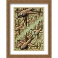 thumbnail image 1 of M.C. Escher 2x Matted 28x36 Gold Ornate Large Framed Art Print 'Depth', 1 of 2