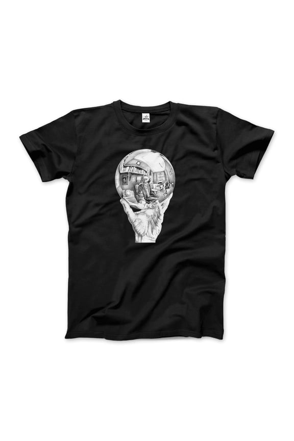 M.C. Escher Hand with Reflective Globe T-Shirt