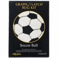 thumbnail image 1 of Latch Hook Kit 26" Round-Soccer Ball, Pk 1, M C G Textiles, 1 of 2