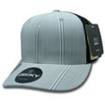 thumbnail image 1 of Decky 6018 6 Panel Mid Profile Structured Plaid Trucker Hat-131/Black, 1 of 1